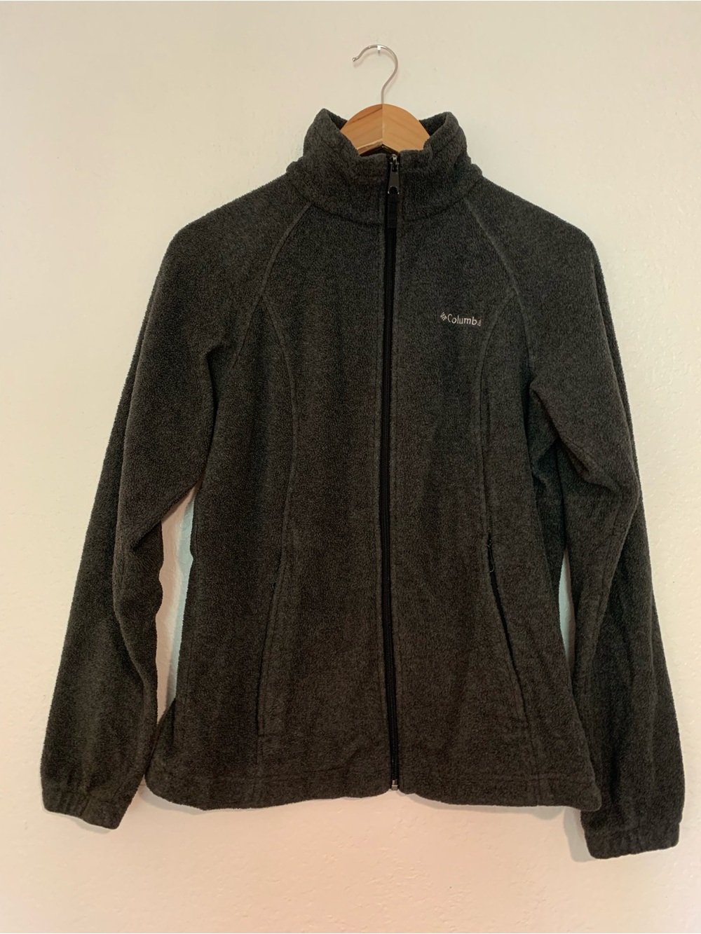 Columbia Women's Full-Zip Fleece Jacket - Charcoal Gray | S